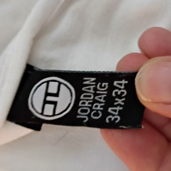 Men's Jeans White Cargo, Distressed, Street wear Jordan Craig - Picture 2 of 7